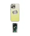 ieg™ iPhone 13 Pro Max Kılıf Kutup Yansıma Özel Seri - Şeffaf 360 Full Body Arka Koruyucu