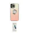 ieg™ iPhone 13 Pro Max Kılıf Kutup Yansıma Özel Seri - Şeffaf Pasifik Cam Ekran Koruyucu