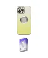 ieg™ iPhone 13 Pro Max Kılıf Kutup Yansıma Özel Seri - Siyah Bilvis 5in1 3D Magic Cam Ekran Koruyucu