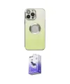 ieg™ iPhone 13 Pro Max Kılıf Kutup Yansıma Özel Seri - Siyah Bilvis 5in1 5D Magic Hayalet Cam Ekran Koruyucu