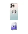 ieg™ iPhone 13 Pro Max Kılıf Kutup Yansıma Özel Seri - Siyah Bilvis 5in1 5D Magic Hayalet Cam Ekran Koruyucu