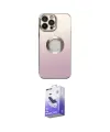 ieg™ iPhone 13 Pro Max Kılıf Kutup Yansıma Özel Seri - Siyah Bilvis 5in1 5D Magic Hayalet Cam Ekran Koruyucu