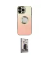 ieg™ iPhone 13 Pro Max Kılıf Kutup Yansıma Özel Seri - Siyah Bilvis Hayalet Cam Ekran Koruyucu