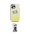 ieg™ iPhone 13 Pro Max Kılıf Kutup Yansıma Özel Seri - Siyah Bilvis Hayalet Cam Ekran Koruyucu