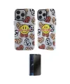 ieg™ iPhone 13 Pro Max Kılıf Nova Doku Koleksiyonu - Siyah 3D Antistatik Hayalet Cam Ekran Koruyucu