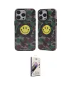 ieg™ iPhone 13 Pro Max Kılıf Nova Doku Koleksiyonu - Siyah Bilvis 3D Mat Cam Ekran Koruyucu