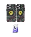 ieg™ iPhone 13 Pro Max Kılıf Nova Doku Koleksiyonu - Siyah Bilvis 5in1 5D Magic Hayalet Cam Ekran Koruyucu