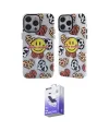 ieg™ iPhone 13 Pro Max Kılıf Nova Doku Koleksiyonu - Siyah Bilvis 5in1 5D Magic Hayalet Cam Ekran Koruyucu