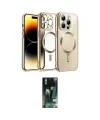 ieg™ iPhone 13 Pro Max Kılıf Nova Işık Özel Seri - Şeffaf 360 Full Body Arka Koruyucu