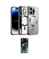 ieg™ iPhone 13 Pro Max Kılıf Nova Işık Özel Seri - Şeffaf 360 Full Body Arka Koruyucu