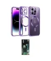 ieg™ iPhone 13 Pro Max Kılıf Nova Işık Özel Seri - Şeffaf 360 Full Body Arka Koruyucu