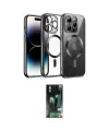 ieg™ iPhone 13 Pro Max Kılıf Nova Işık Özel Seri - Şeffaf 360 Full Body Arka Koruyucu