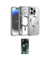 ieg™ iPhone 13 Pro Max Kılıf Nova Işık Özel Seri - Şeffaf 360 Full Body Arka Koruyucu