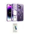 ieg™ iPhone 13 Pro Max Kılıf Nova Işık Özel Seri - Şeffaf Pasifik Cam Ekran Koruyucu