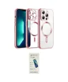 ieg™ iPhone 13 Pro Max Kılıf Nova Işık Özel Seri - Şeffaf Pasifik Cam Ekran Koruyucu