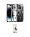 ieg™ iPhone 13 Pro Max Kılıf Nova Işık Özel Seri - Şeffaf Pasifik Cam Ekran Koruyucu