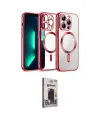 ieg™ iPhone 13 Pro Max Kılıf Nova Işık Özel Seri - Siyah Bilvis Hayalet Cam Ekran Koruyucu