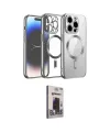 ieg™ iPhone 13 Pro Max Kılıf Nova Işık Özel Seri - Siyah Bilvis Hayalet Cam Ekran Koruyucu