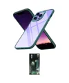 ieg™ iPhone 13 Pro Max Kılıf Nova Işık Serisi - Şeffaf 360 Full Body Arka Koruyucu