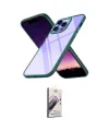 ieg™ iPhone 13 Pro Max Kılıf Nova Işık Serisi - Siyah Bilvis 3D Mat Cam Ekran Koruyucu