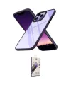 ieg™ iPhone 13 Pro Max Kılıf Nova Işık Serisi - Siyah Bilvis 3D Mat Cam Ekran Koruyucu