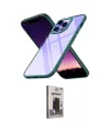 ieg™ iPhone 13 Pro Max Kılıf Nova Işık Serisi - Siyah Bilvis Hayalet Cam Ekran Koruyucu