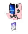 ieg™ iPhone 13 Pro Max Kılıf Odak Form Prime - Siyah Bilvis 5in1 3D Magic Cam Ekran Koruyucu