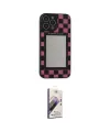 ieg™ iPhone 13 Pro Max Kılıf Odak Klasik Serisi - Siyah Bilvis 3D Mat Cam Ekran Koruyucu