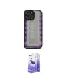 ieg™ iPhone 13 Pro Max Kılıf Odak Klasik Serisi - Siyah Bilvis 5in1 5D Magic Hayalet Cam Ekran Koruyucu