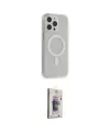 ieg™ iPhone 13 Pro Max Kılıf Pusula Çizgi Koleksiyonu - Siyah Bilvis 3D Cam Ekran Koruyucu