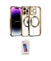 ieg™ iPhone 13 Pro Max Kılıf Pusula Form - Siyah Joko 5D Cam