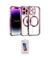 ieg™ iPhone 13 Pro Max Kılıf Pusula Form - Siyah Joko 5D Cam