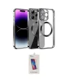 ieg™ iPhone 13 Pro Max Kılıf Pusula Form - Siyah Joko 5D Cam