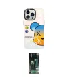 ieg™ iPhone 13 Pro Max Kılıf Siluet Çizgi Koleksiyonu - Şeffaf 360 Full Body Arka Koruyucu