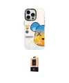 ieg™ iPhone 13 Pro Max Kılıf Siluet Çizgi Koleksiyonu - Şeffaf Maxco Cam Ekran Koruyucu