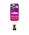 ieg™ iPhone 13 Pro Max Kılıf Siluet Çizgi Koleksiyonu - Şeffaf Maxco Cam Ekran Koruyucu