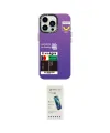 ieg™ iPhone 13 Pro Max Kılıf Siluet Çizgi Koleksiyonu - Şeffaf Pasifik Cam Ekran Koruyucu