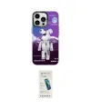 ieg™ iPhone 13 Pro Max Kılıf Siluet Çizgi Koleksiyonu - Şeffaf Pasifik Cam Ekran Koruyucu