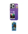 ieg™ iPhone 13 Pro Max Kılıf Siluet Çizgi Koleksiyonu - Siyah 18D Cam Ekran Koruyucu