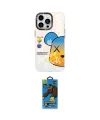 ieg™ iPhone 13 Pro Max Kılıf Siluet Çizgi Koleksiyonu - Siyah 18D Cam Ekran Koruyucu