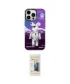ieg™ iPhone 13 Pro Max Kılıf Siluet Çizgi Koleksiyonu - Siyah 6D Mat Seramik Hayalet Nano Ekran Koruyucu