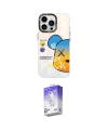 ieg™ iPhone 13 Pro Max Kılıf Siluet Çizgi Koleksiyonu - Siyah Bilvis 5in1 3D Magic Cam Ekran Koruyucu