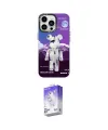 ieg™ iPhone 13 Pro Max Kılıf Siluet Çizgi Koleksiyonu - Siyah Bilvis 5in1 3D Magic Cam Ekran Koruyucu