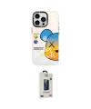 ieg™ iPhone 13 Pro Max Kılıf Siluet Çizgi Koleksiyonu - Siyah Bilvis Hayalet Cam Ekran Koruyucu