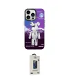 ieg™ iPhone 13 Pro Max Kılıf Siluet Çizgi Koleksiyonu - Siyah Bilvis Hayalet Cam Ekran Koruyucu