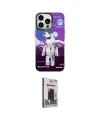 ieg™ iPhone 13 Pro Max Kılıf Siluet Çizgi Koleksiyonu - Siyah Bilvis Hayalet Cam Ekran Koruyucu