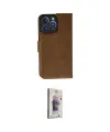 ieg™ iPhone 13 Pro Max Kılıf Siluet Işık Serisi - Siyah Bilvis 3D Cam Ekran Koruyucu