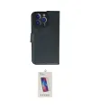 ieg™ iPhone 13 Pro Max Kılıf Siluet Işık Serisi - Siyah Joko 5D Cam