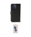 ieg™ iPhone 13 Pro Max Kılıf Siluet Işık Serisi - Siyah Joko 5D Cam