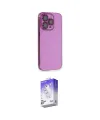 ieg™ iPhone 13 Pro Max Kılıf Siluet Minimal Özel Seri - Siyah Bilvis 5in1 3D Magic Cam Ekran Koruyucu